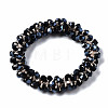 Faceted Glass Beads Stretch Bracelets BJEW-S144-001A-02-2
