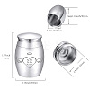 Alloy Cremation Urn Kit AJEW-CN0001-10P-2