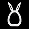 Easter Wood Rabbit Figurines DJEW-A012-01A-1
