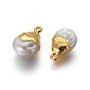 Natural Cultured Freshwater Pearl Pendants PEAR-F011-65G-3