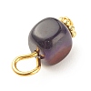 Natural Agate Pendants PALLOY-JF01586-05-5