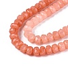 Imitation Jade Crackle Glass Beads Strands GLAA-N068-01A-A13-4