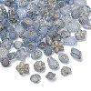 Frosted Transparent Acrylic Beads OACR-Z041-03-1