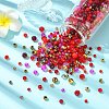 1000Pcs 3 Styles Glass Rondelle Beads GLAA-CJC0009-09B-5