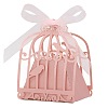 Hollow Birdcge Shaped Paper Candy Gift Packaging Boxes with Ribbon PW-WG9514E-01-1