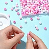 300Pcs 3 Colors Opaque Acrylic Beads MACR-YW0003-13A-5