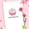 Round Dot Mother's Day Paper Self Adhesive Festive Stickers Rolls X-PW-WG84495-01-2