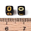 Opaque Acrylic Beads SACR-T035-20N-3