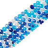 6 Strands 3 Styles Glass Beads Strands EGLA-TA0013-71B-2