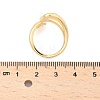 Rack Plating Brass Hollow Teardrop Open Cuff Rings RJEW-D009-01G-4