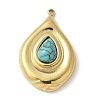 Synthetic Turquoise Pendants STAS-L277-12G-04-1