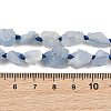 Raw Rough Natural Aquamarine Beads Strands G-D101-A05-01-5