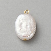 Natural Baroque Keshi Pearl Pendants LS-KK-CJC0025-001G-09-1