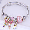 Adjustable Stainless Steel European Bangles FS-WG548C4-02-1