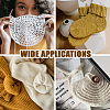 Wooden Square Frame Crochet Ruler DIY-WH0536-002-6