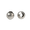 Tarnish Resistant Round 316 Surgical Stainless Steel Spacer Beads STAS-N032-02-4mm-2