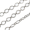 Brass Oval Link Chains KK-P295-56B-P-1