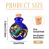 Handmade Lampwork Perfume Bottle Pendants LAMP-TADJ0001-05E-3