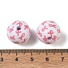 Printed Opaque Acrylic Beads AC-CBA6329-01A-02-3