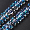 Electroplate Glass Beads Strands X-EGLA-L031-AB01-5