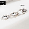 3Pcs Alloy Finger Rings Sets WG7802C-12-4