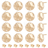 BENECREAT 8 Pair Brass Stud Earring Findings KK-BC0013-07-1