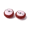 Fuuny Baking Paint Glass Enamel Beads LAMP-Q045-01C-4