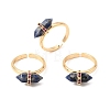 Natural Sodalite Cuff Rings GG-CBA0B5A-03G-07-4