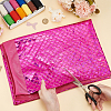 Sparkly Hologram Spandex Mermaid Printed Fish Scale Fabric DIY-WH0622-023B-3