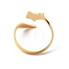 304 Stainless Steel Open Cuff Rings RJEW-Q808-02F-G-3