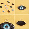 Druzy Resin Pendants RESI-FH0001-17-4