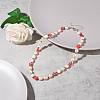 Natural Pearl Beaded Necklace NJEW-TA00018-04-3