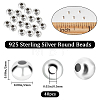 40Pcs 925 Sterling Silver Beads STER-BBC0002-04A-2