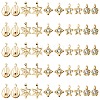 50Pcs 5 Style Rack Plating Iron Charms FIND-YW0003-87-1