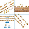 Yilisi DIY Stainless Steel  Chain Necklaces & Bracelets MakingKits DIY-YS0001-23G-20