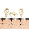 Brass Lobster Claw Clasps KK-P130-093G-NR-4