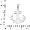 304 Stainless Steel Pendants STAS-B137-01P-3