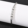 Polymer Clay Rhinestone Beaded Bracelets SA-D001-06P-1