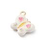 Alloy Enamel Charms ENAM-E362-06E-2