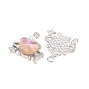 Alloy & Glass & Plastic Pearl Pendants FIND-G114-03P-2