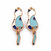 Eco-Friendly Alloy Enamel Pendants ENAM-T011-84E-NR-2