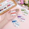 24Pcs 24 Colors Pure Silk Cord OCOR-BBC0001-05-4