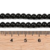 Natural Obsidian Round Beads Strands G-E329-4mm-37-4
