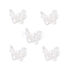 Butterfly with Flower Transparent Resin Cabochons FIND-L019-06A-1