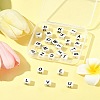 26Pcs 26 Styles Glazed Porcelain Beads PORC-FS0001-14-9