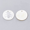 Freshwater Shell Pendants SHEL-T009-12P-2