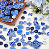 500G 4 Styles Mosaic Tiles Porcelain Cabochons DIY-SP0007-74-6