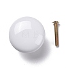 Round-shaped Porcelain Cabinet Door Knobs FIND-Z004-17D-1