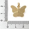 Brass Pave Shell Pendants KK-I712-24G-3