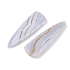 Natural Blue Lace Agate Pendants G-K381-23A-2
